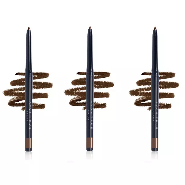 Avon True Color Glimmersticks Eyeliner  - Cosmic Brown 0.28 g / Set of 3