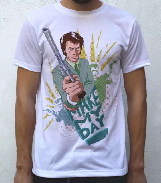 T-shirt Clint Eastwood illustration, Dirty Harry Inspired