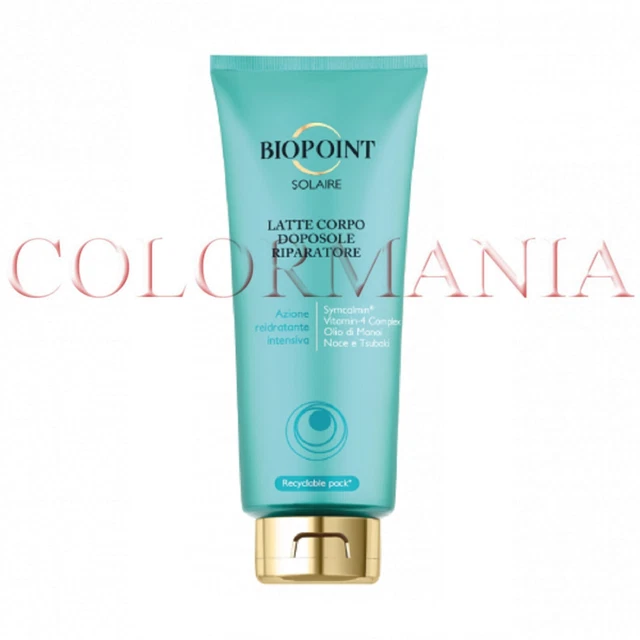 Biopoint Solaire Latte Corpo Doposole Riparatore Azione Reidratante Intensiva