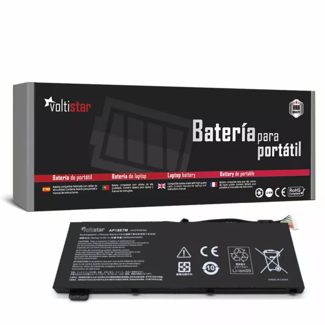 Batería Para Portátil Acer Nitro 5 An515-54 An515-55 Aspire A715-74G Predator Tr