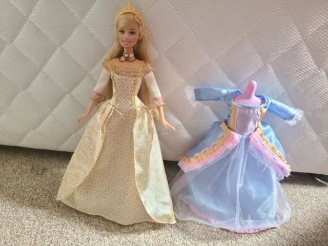 Barbie The Princess And The Pauper Anneliese Doll - Wedding Dress & Extra Dress
