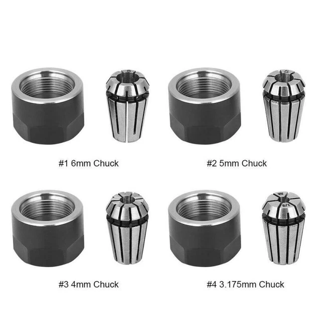 ER11 Chuck Collets Clamping Nut Lathe Part For CNC Milling Engraving Machine