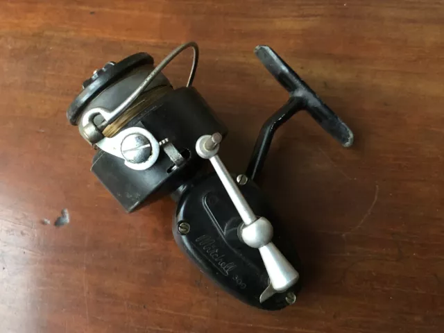 Vecchia Bobina di Pesca Mitchell 300 Antico Pesca Reel 2