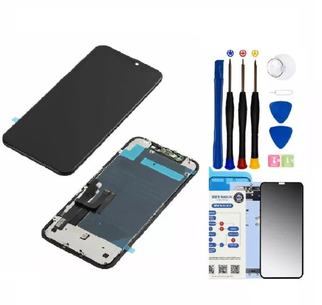 Display für iPhone 11 LCD OLED Retina FHD Bildschirm 3D Touch Screen Ersatz