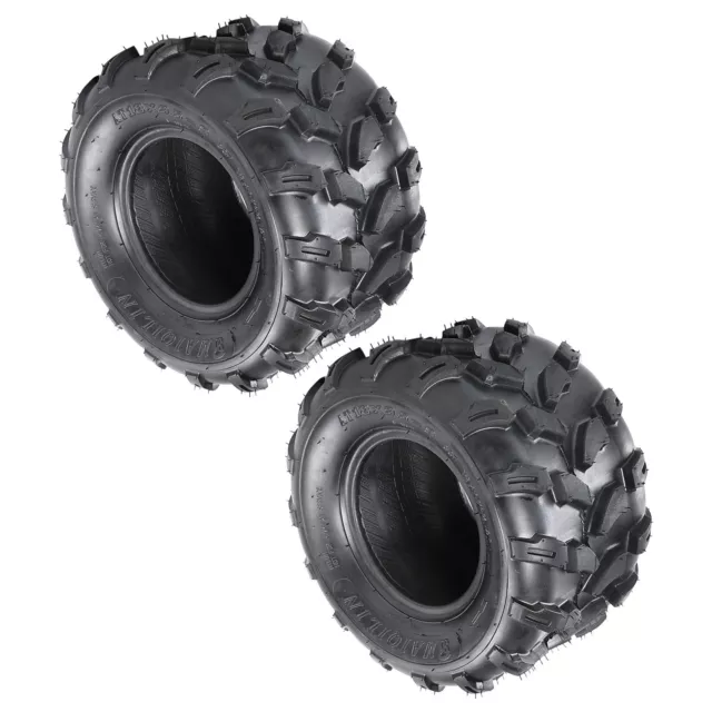 2pc 18x9.5-8 18x9.50-8 Tyre Tubeless ATV Quad Bike/Buggy Ride on Mower Go Kart