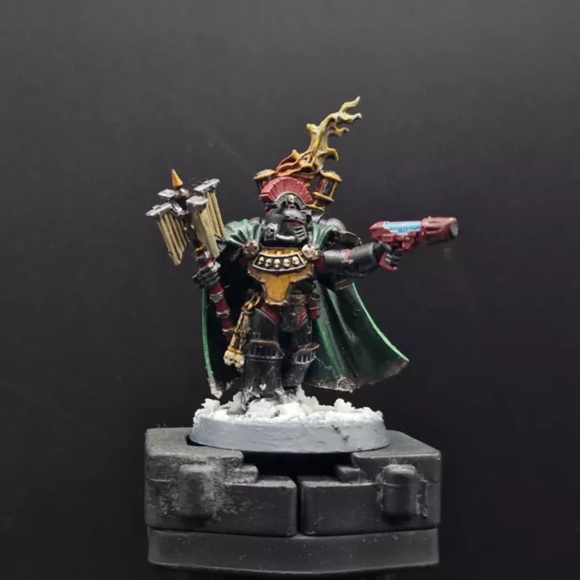 Gut bemalter Warhammer 40k Sensensen des Kaisers Space Marines Champion gw