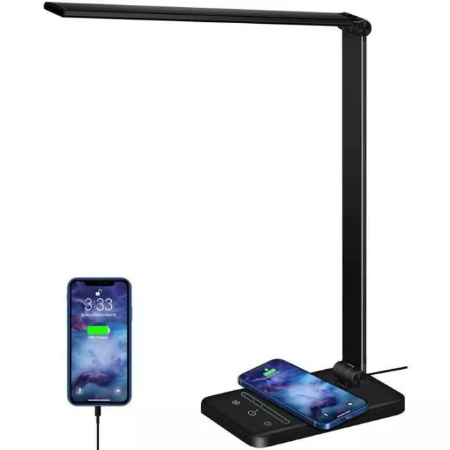 Chargeur sans fil iPhone QI lampe de bureau