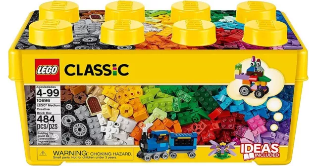 LEGO Classic Medium Creative 484 Pieces Brick Box Building Set - 10696 BNIB 2