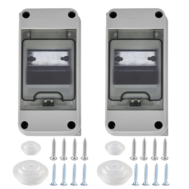 Scatole Da Parete Per Canalizzazioni 3 Posti - 2 Pezzi, Per Installazione Elettrica - Foto 7