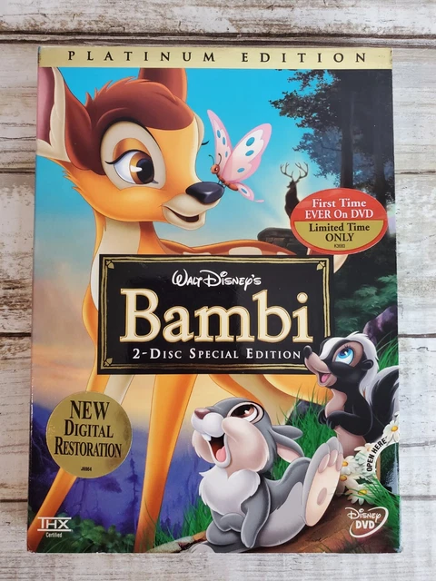 Bambi (DVD, 2005, 2-Disc Set, Special Edition/Platinum Edition)