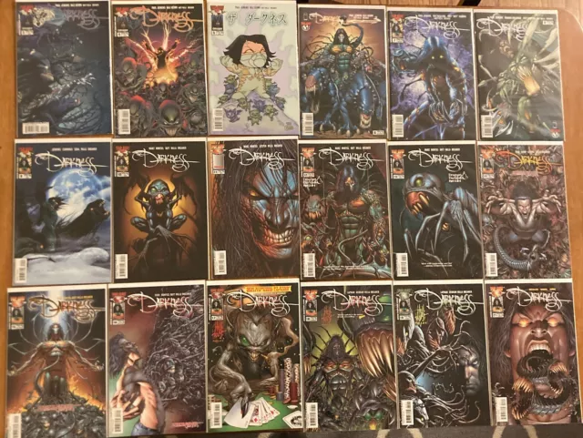The Darkness #3-8, 12-16, 18-20 1996 Lot of 14 Top Cow Comic Books - NM B&B