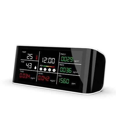 LCD Digitale Monitor Analizzatore di qualità dell'aria PM2.5 PM10 CO2 tester di umidità