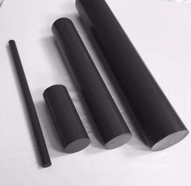 3/8" Diameter Gray PVC Type 1 Plastic Rod-Priced Per Foot-Cut to Size!