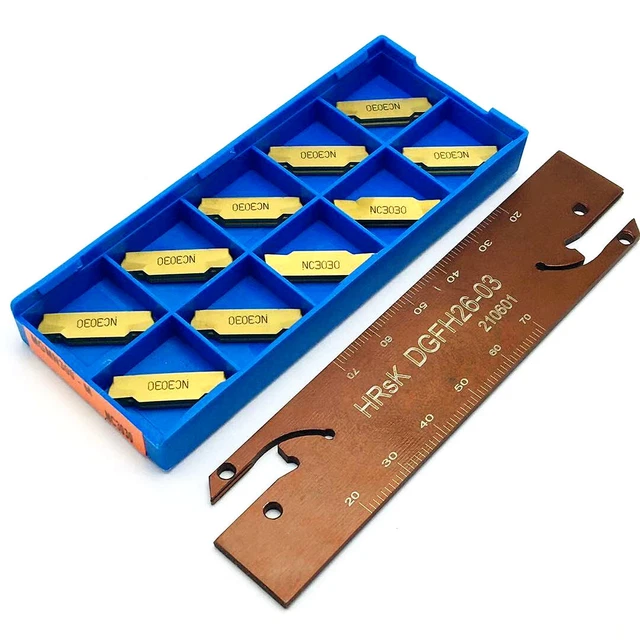 DGFH26-3 3mm Parting Grooving Cut-Off Tool Holder + 10Pcs MGMN300 + G-1 Wrench