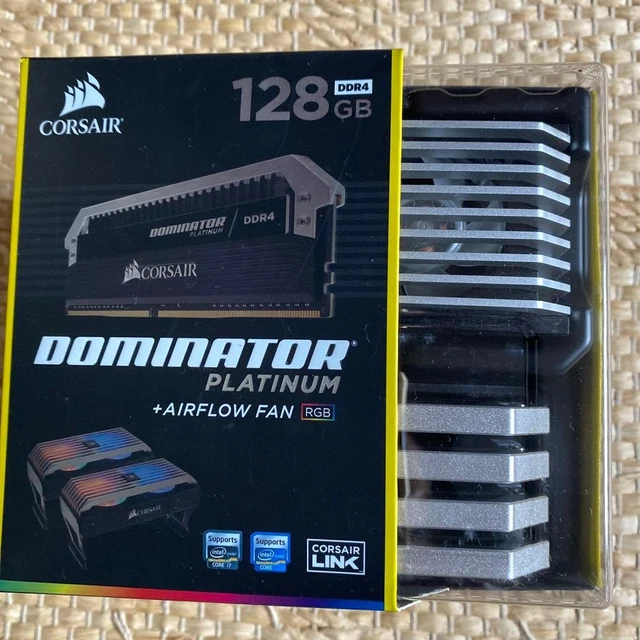 CORSAIR DOMINATOR PLATINUM 128GB DDR4 2400MHz + Airflow Fan CMD