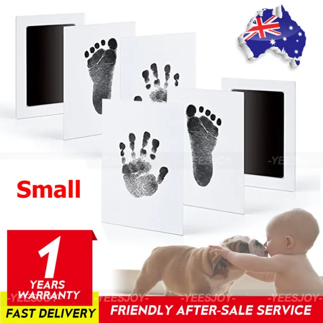 Inkless Baby Ink Pad Hand Foot Print Photo Pet Paw Safe Wipe Newborn Touch Kit