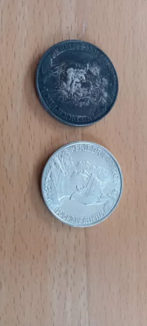 deutsches reich münzen silber 2 mark - Friedrich wilhelm II