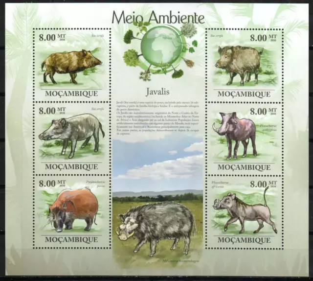 Mozambique Stamp 1933  - Wild Pigs