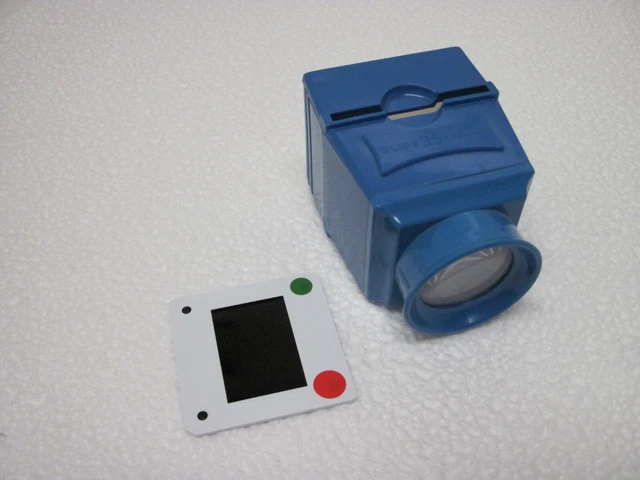 Vintage Mid Century French COROR Visionneuse Lumineuse De Poche / Pocket Slide & Negative Viewer 1950s