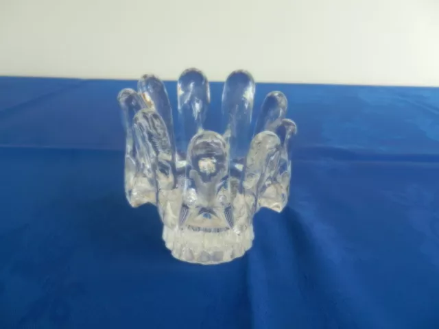 Kosta Boda "Sunflower Ice Drip" candle holder by Goran Warff