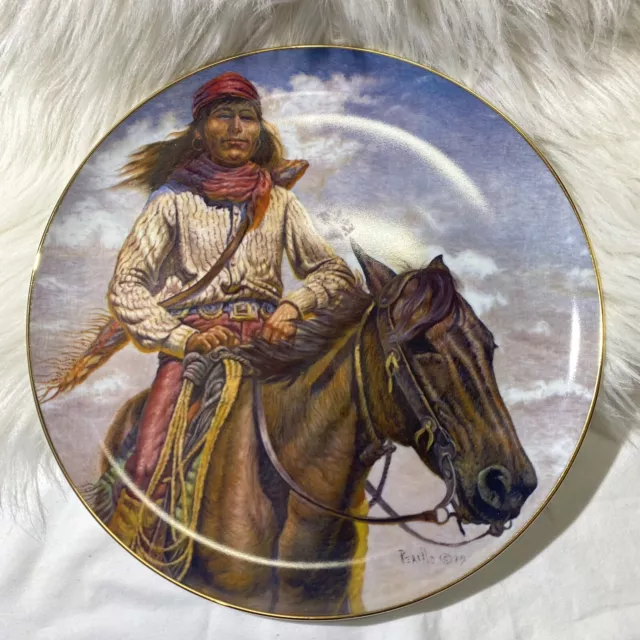 Vague Shadows 1980 Chief Geronimo Limited edition Plate Gregory Perillo