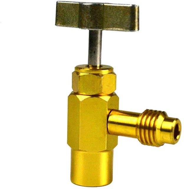 FavorCOOL R134A Dispenser Valve AC Refrigerant Bottle Opener R134A Can Tap