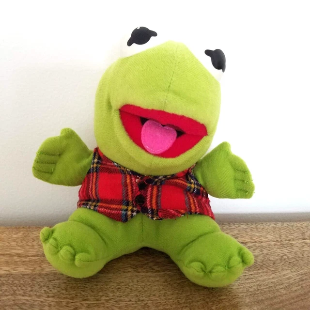 McDonalds Christmas Baby Kermit Frog Plush Jim Henson Muppet Babies 1987 80's