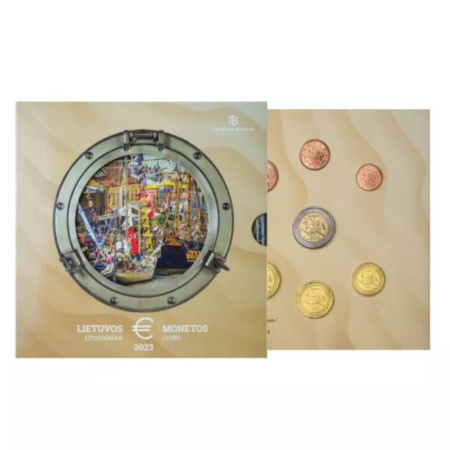 1x Coffret BU (8 pièces) série Lituanie 2023 (neuf)