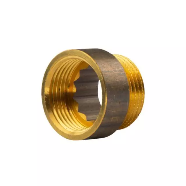 Lot De 2 Rallonges Robinet En Laiton - 1/2 X 25 Mm - DN15 - Pour Eau Potable Et Chauffage - Installation Facile