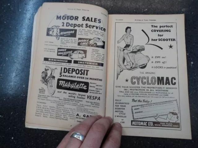 Scooter and Three Wheeler Magazine - November 1958 3