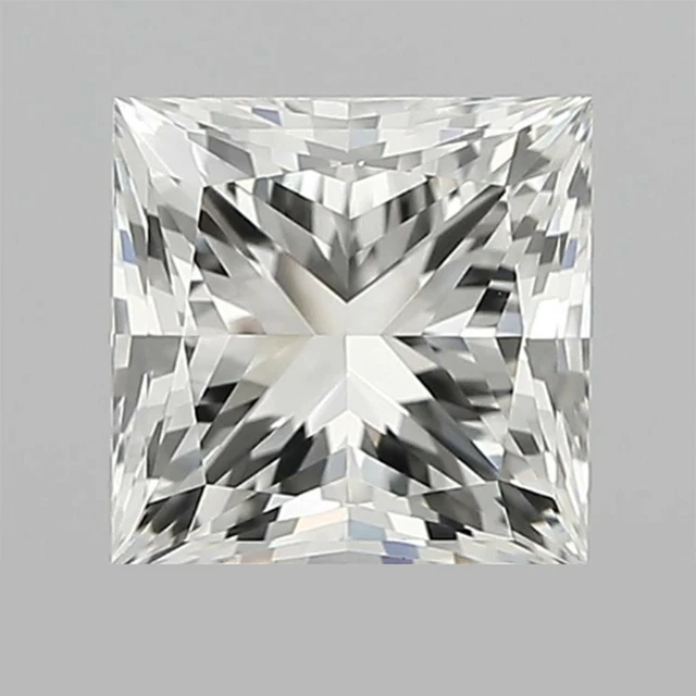 IGI Certified CVD Diamond For Watch 2.01ct G/VVS2 Facet Princess Cut Loose Gem