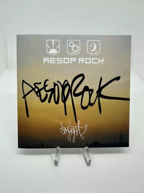 Aesop Rock Signed Autograph Daylight EP CD 2002 Definitive Jux Records