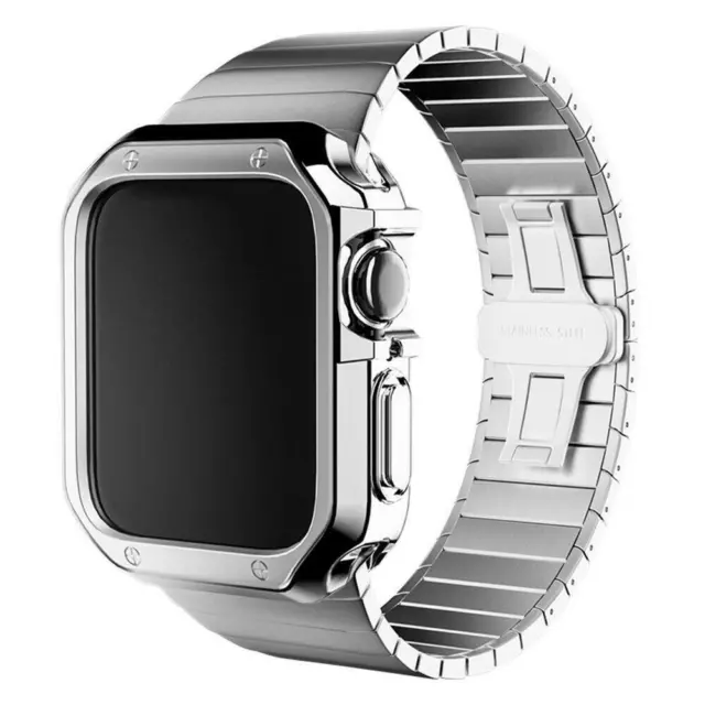 Stainless Steel Wrist iWatch Band Strap+Case For Apple Watch Series 7 6 5 432 SE 2