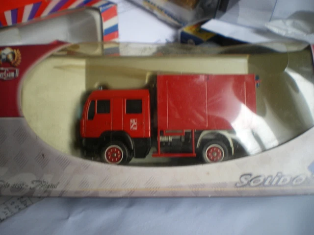 Camion Pompier Solido Démontable - Moteur Fonctionnel, à Compléter - Rare
