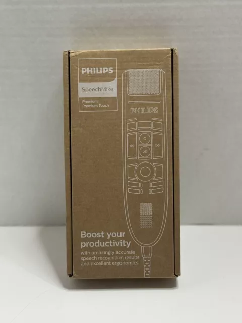 PHILIPS SMP3700 SpeechMike Premium Touch Precision USB Microphone - Push Button