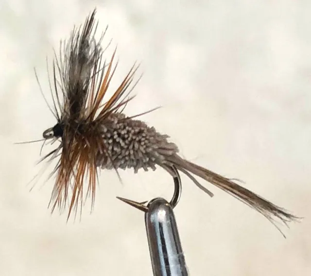Adams Irresistible Mixed Dozen Dry Fly Fishing Flies Sizes #16, #18
