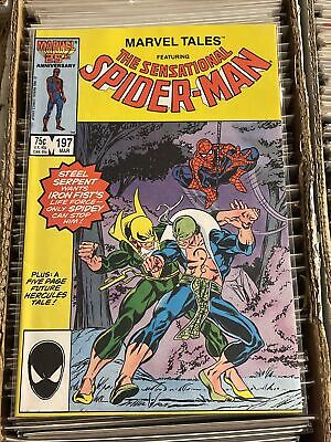 Marvel Tales #197 Sensational Spider-Man Iron Fist Hercules Misty Knight 1987