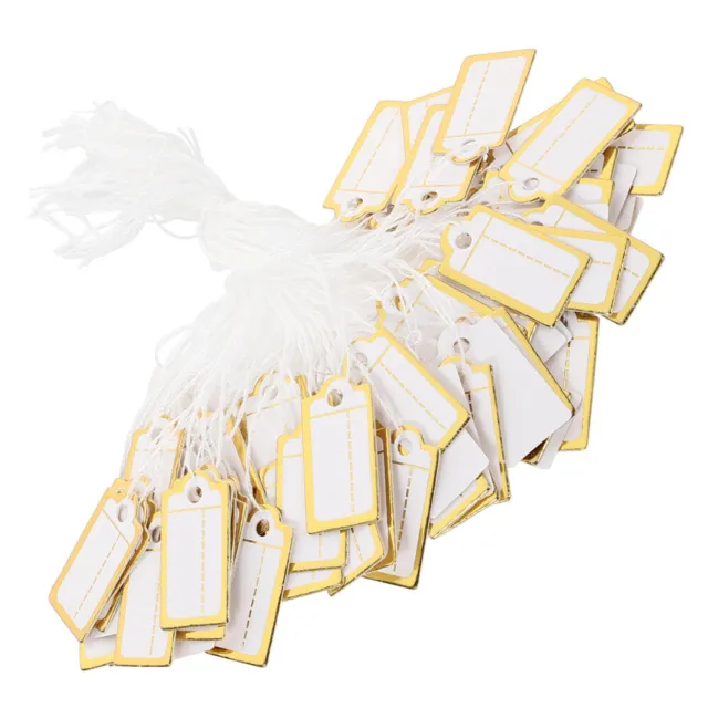 200Pcs Paper Price Tags Jewelry Tags with String Jewelry Tags Hanging