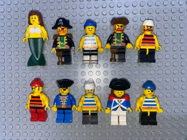 10 Lego Figuren Und Manschen Lego Pirates Piraten Konvolut