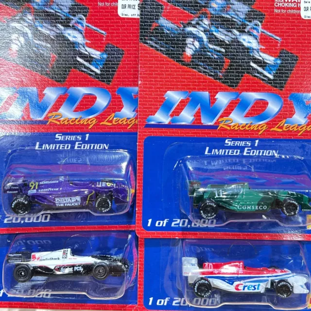 Indy Racing League Series Lot of 4 Maisto 1:64 Scale Diecast Indy Race Cars