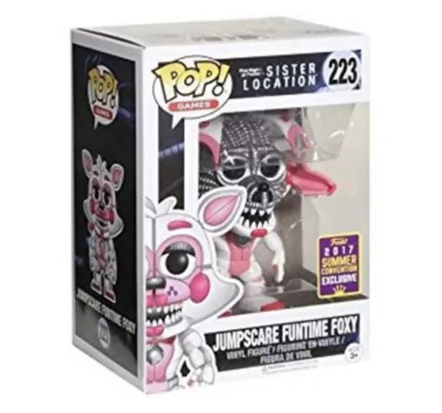 Jumpscare Funtime Jack-o-Chica ( 2017 Summer Con Exclusive): Funko POP!  Games x Five Nights at Freddy's - Sister Location Vinyl Figure [#223] -  ToysDiva