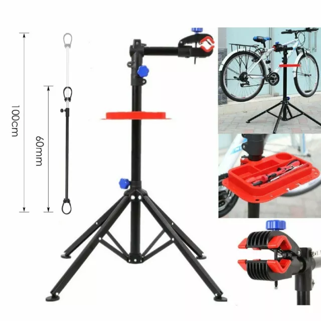 Cavalletto supporto per riparazione manutenzione bici fino a 50kg Pieghevole
