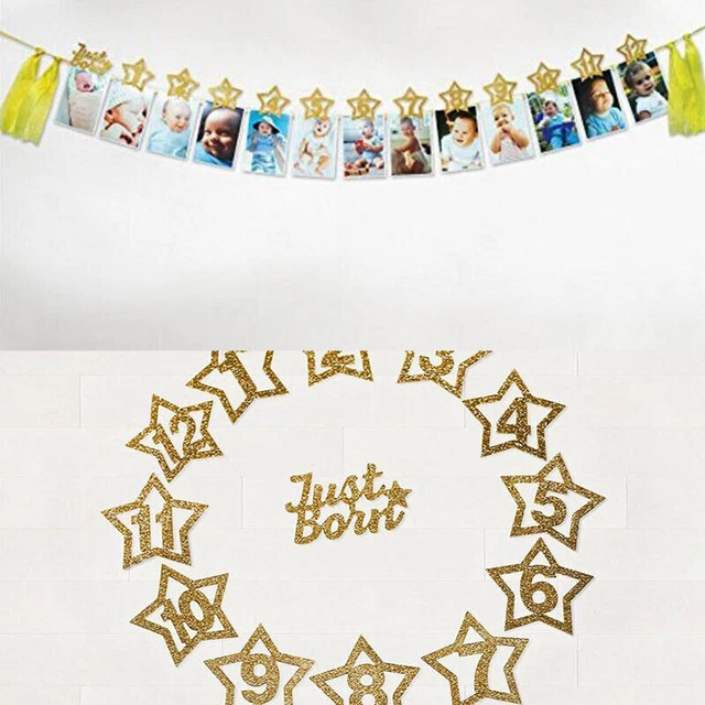 First Birthday Party Banner Decorations Photo Frame Home Decor