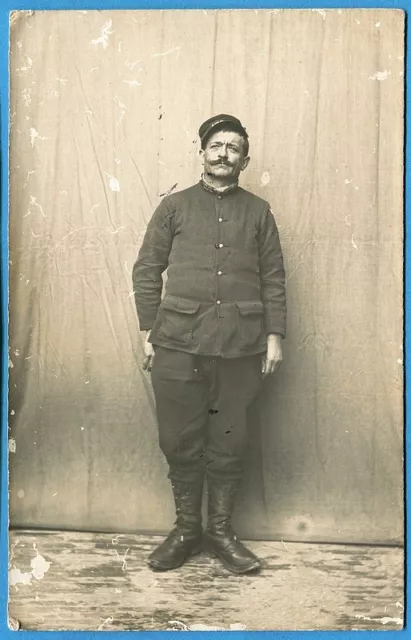 CPA PHOTO: Soldat du 132° RIT / Guerre 14-18 / 1917