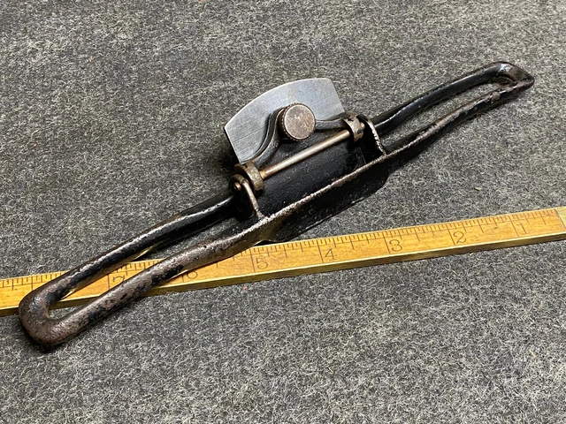 Vintage Loop Handle Flat Bottom Spoke Shave Unbranded