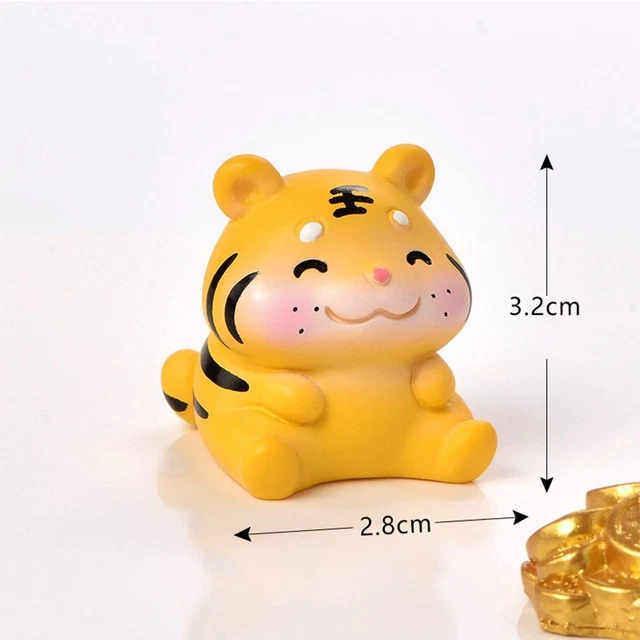 année Ornement de jardin Tigre miniature Micro Aménagement Paysager Figurine 3
