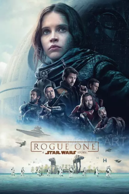 Rogue One Star Wars Movie Poster Film A4 A3 Art Print Cinema #2