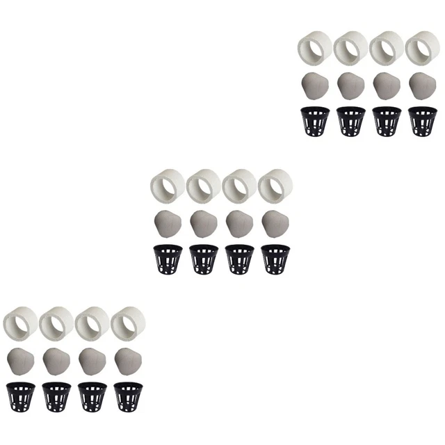 30 Sets Pflanzring Dreiteiliges Set Starttöpfe Halterung Pflanze