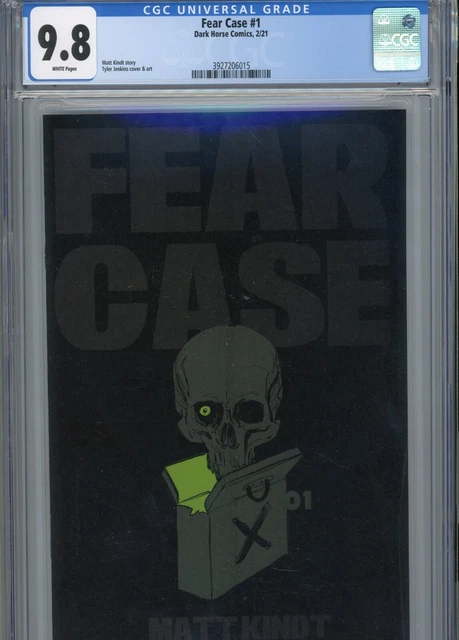 Fear Case #1 Mt 9.8 Cgc White Pages Kindt Story Jenkins Cover And Art