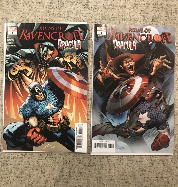 Ruins of Ravencroft 1 Dracula 💥 NM/MT  2-Comic Lot Set Marvel Main+Variant